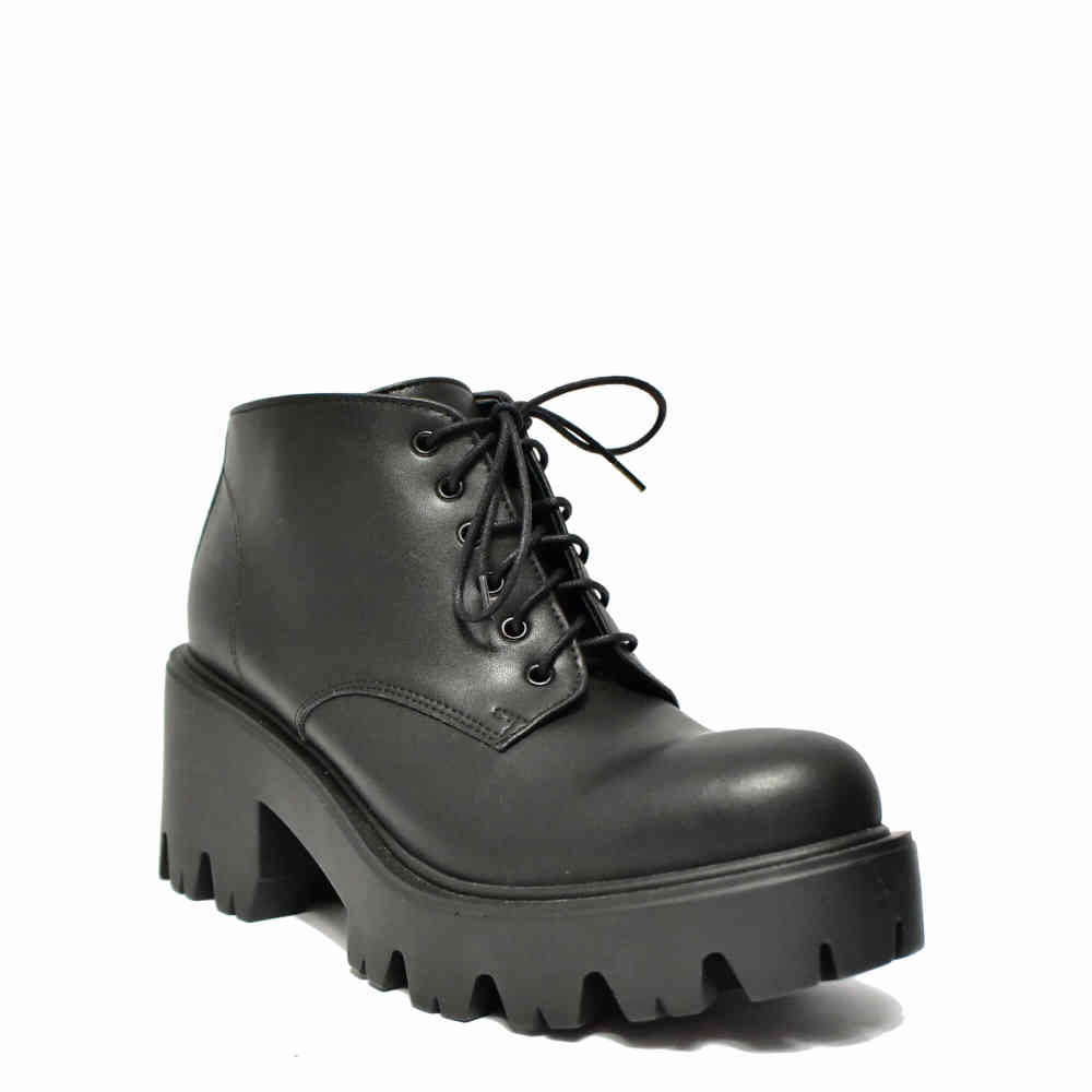 Altercore - Nexi Vegan Bottes de plateforme - Noir